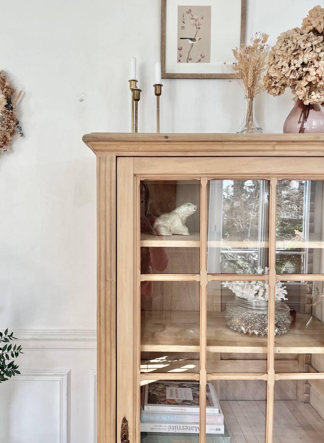 Vintage glass cabinet