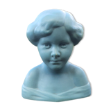 Ceramic bust Sarreguemines France