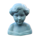 Ceramic bust Sarreguemines France