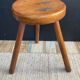 Tabouret de ferme tripode en bois