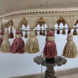 Foot lamp with pompoms