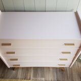 Renovated large format vintage chest of drawers