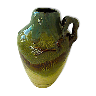 Japanese stoneware vase