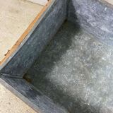 Vintage industrial wooden chest