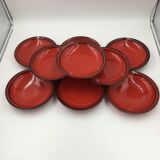 Set of 9 Jasba hollow plates