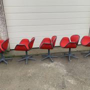Lot of 5 Tulip Chairs by Pierre Paulin for Artifort