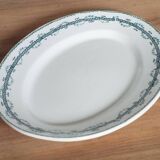 Plat ovale terre de fer