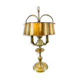 Candelabra lamp with 4 lights all copper lampshade -day quadrilobed ..
