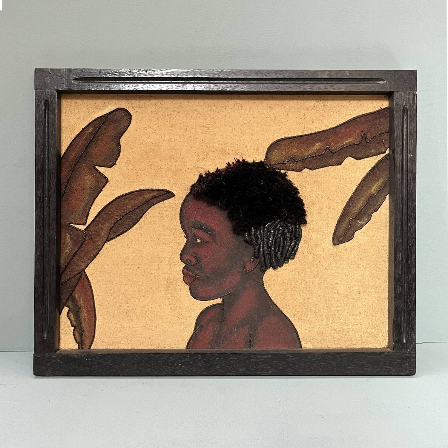 1950s painting "Budza Girl"