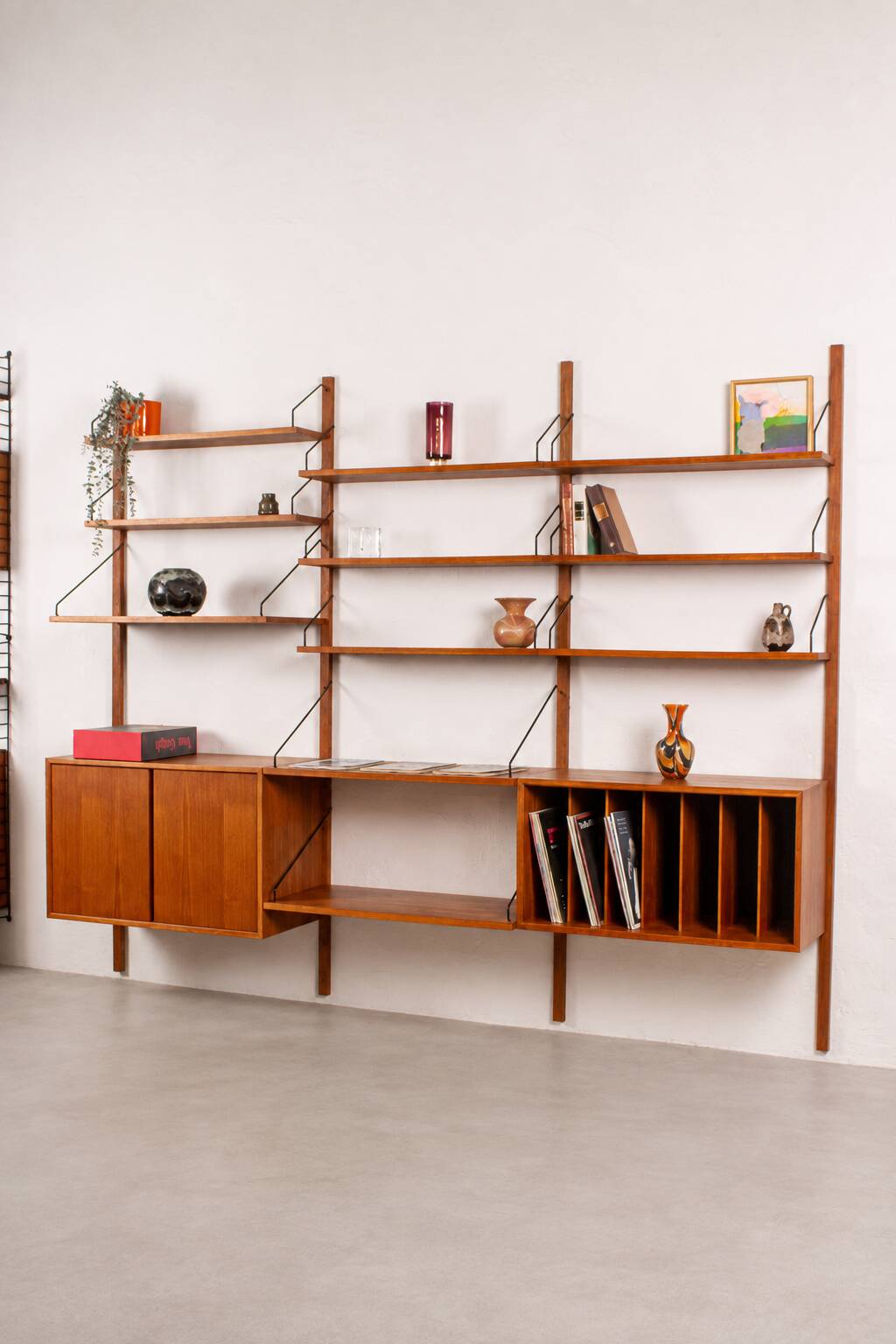 Poul Cadovius Cado Royal Shelving System Teak Vintage 60s Mid Century