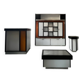 Atypical 1980s living room furniture set