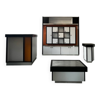 Atypical 1980s living room furniture set