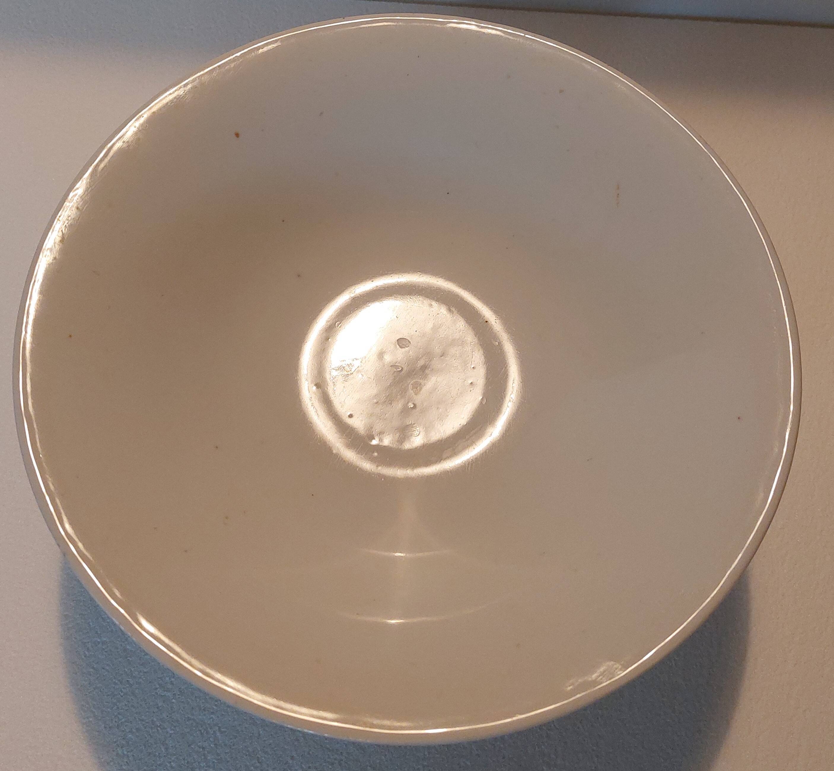 White porcelain compote bowl 19 century