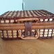 Wicker rattan suitcase