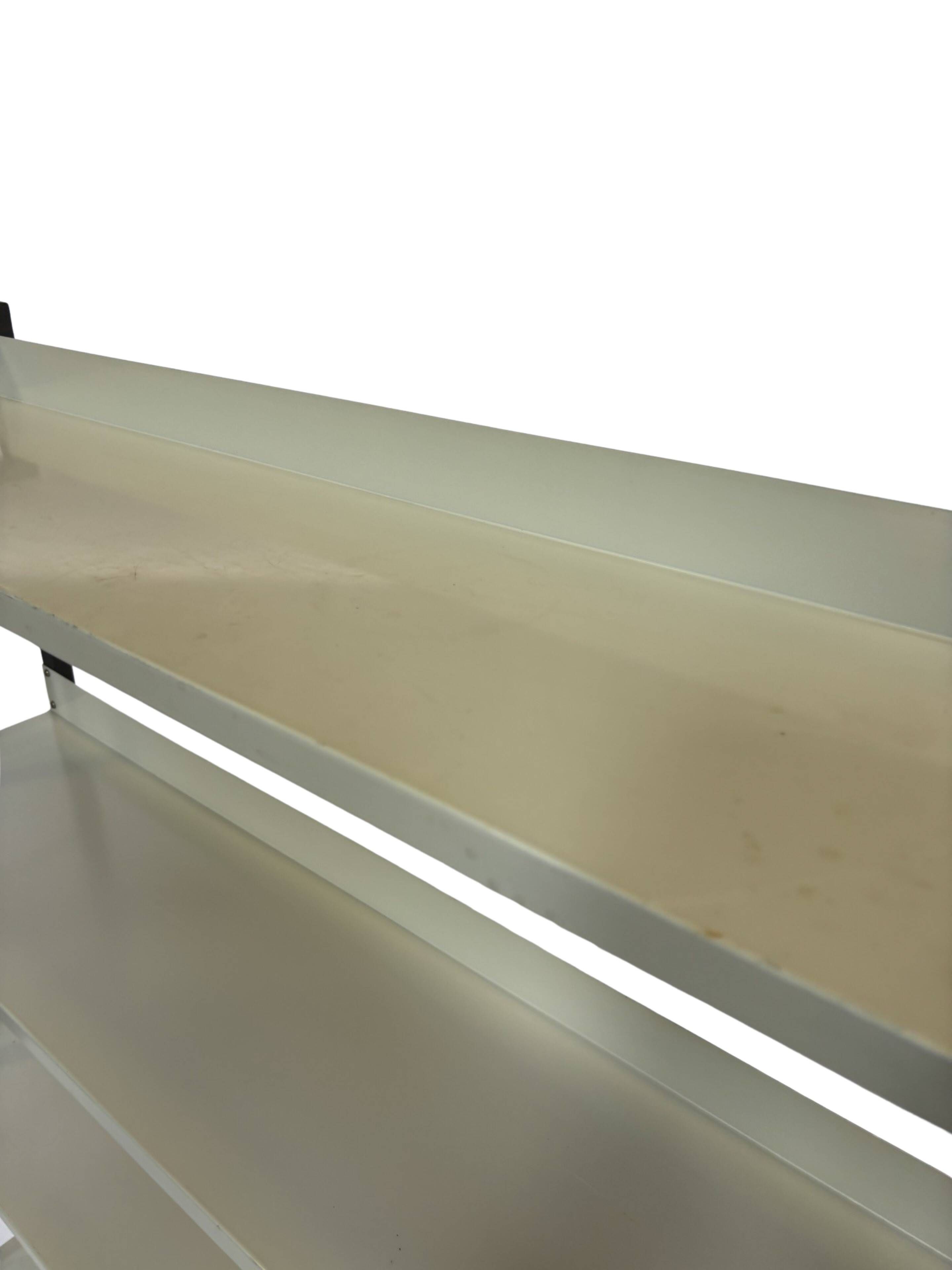 Tomado shelving unit Free standing in metal and gray - 1960s Dutch Design