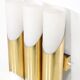 Brass wall lamp by Rolf Kruger for Paul Neuhaus Leuchten