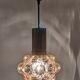 Amber bubble pendant lamp by Helena Tynell for Limburg 60s/70s