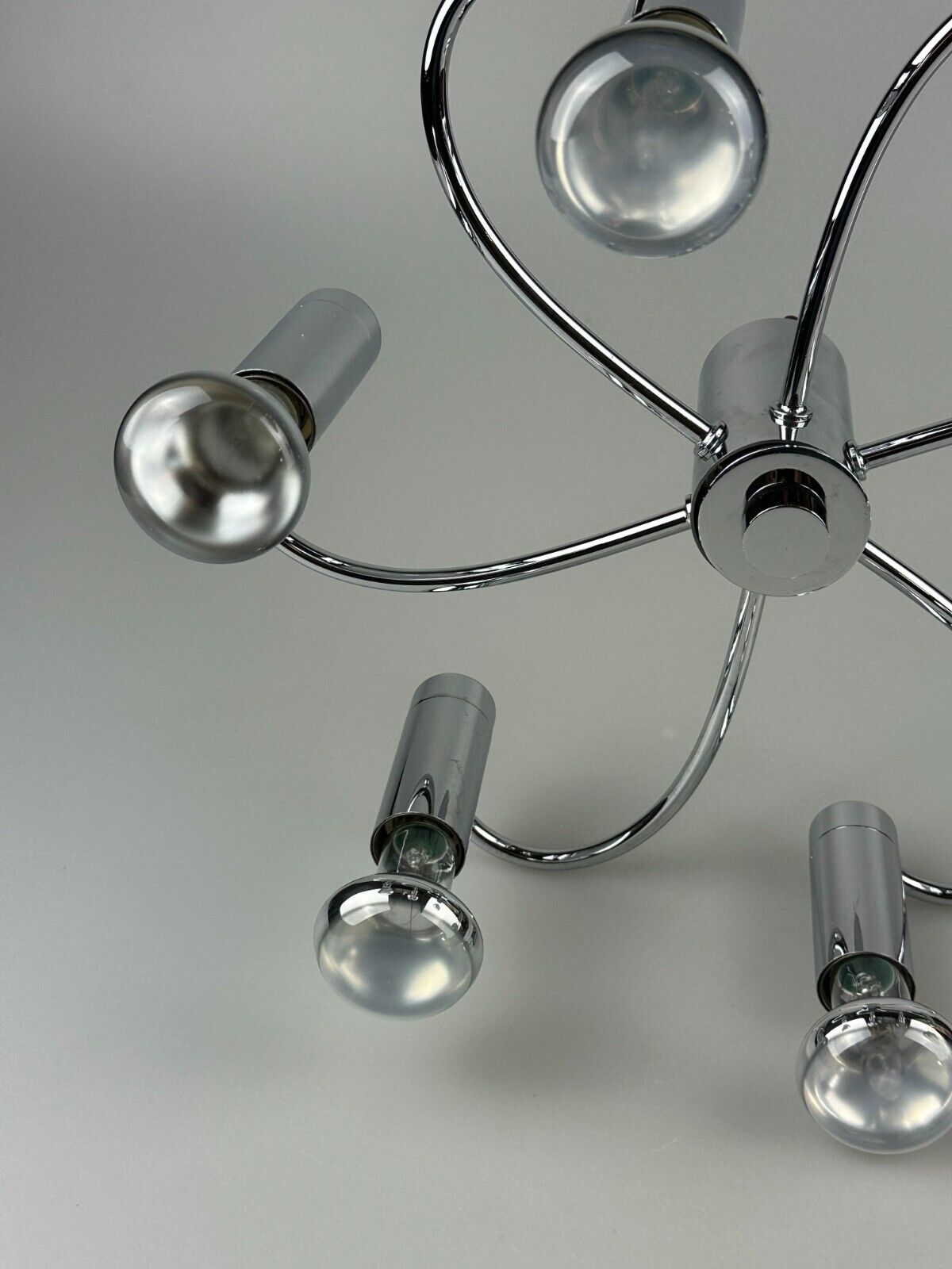60s 70s Sputnik wall lamp or ceiling lamp by Cosack Leuchten Chrom