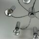 60s 70s Sputnik wall lamp or ceiling lamp by Cosack Leuchten Chrom