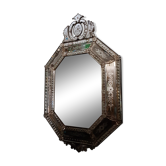 Miroir venitien fin XIXe - 118x72cm