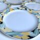 80s dessert plates