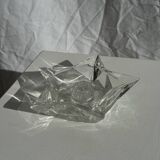Vintage glass star candle holder D13