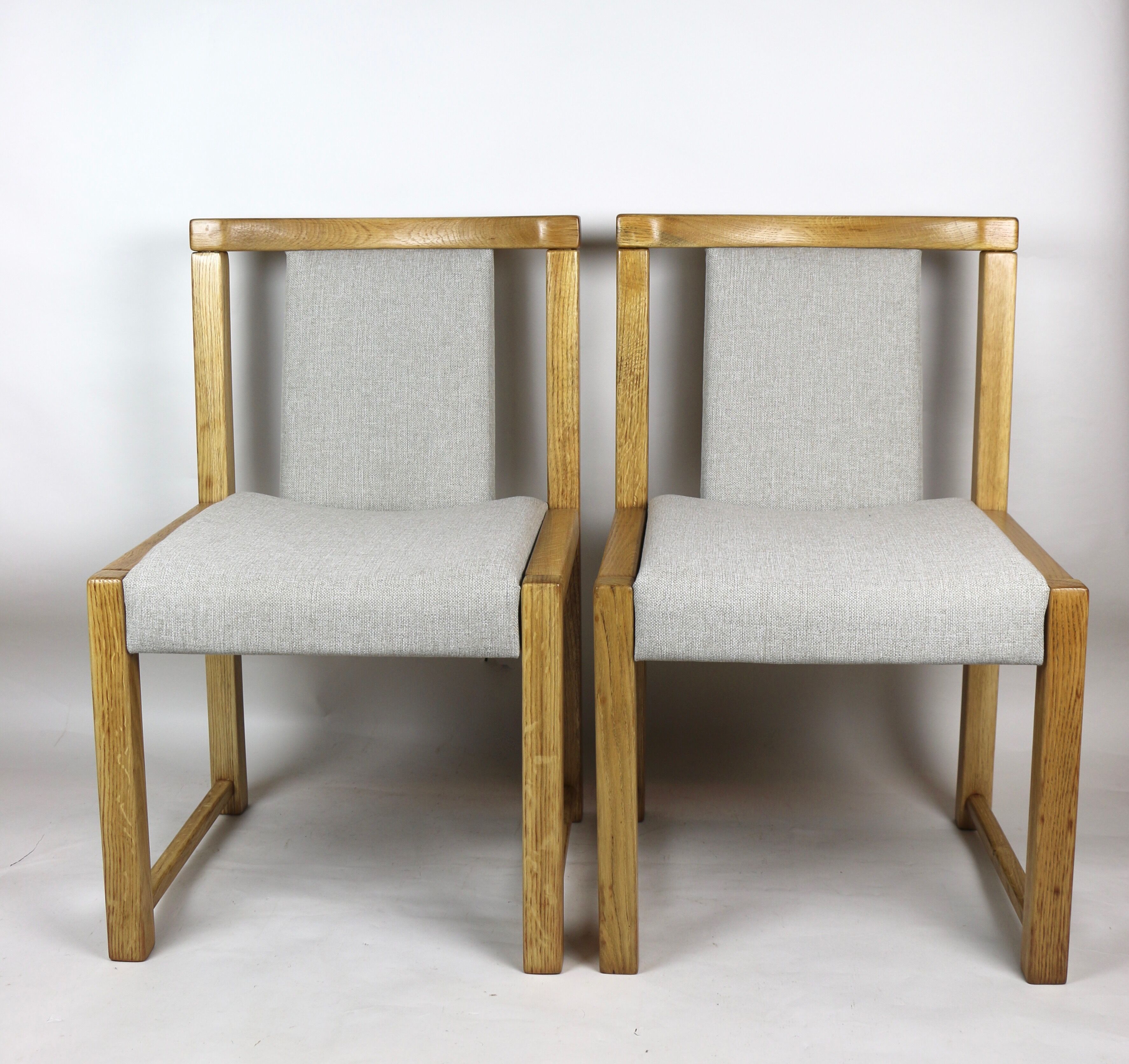 Chaises à manger beige vintage années 1970