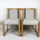 Chaises à manger beige vintage années 1970