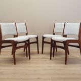 Set of four teak chairs, Danish design, 1970s, production: Denmark