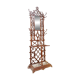 Coat rack or hall tree, 19th century - patinated cast iron imitating bamboo