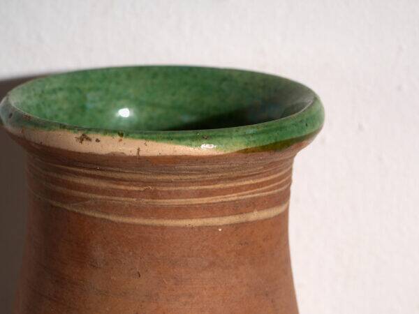 Antique glazed ceramic vase – Central Europe, circa 1920