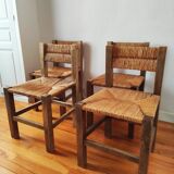 Vintage brutalist chairs 1950