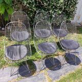 6 Wire chairs
