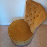 Mustard toad armchair