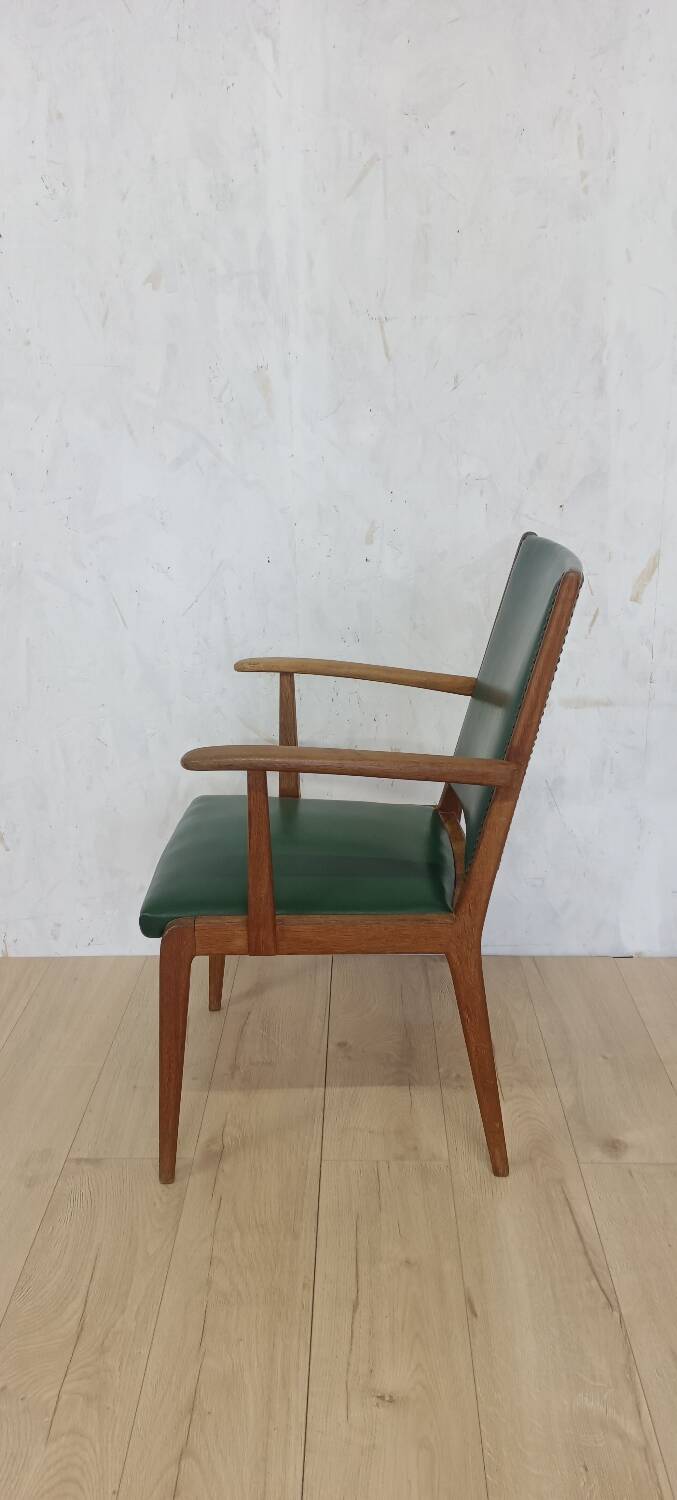 Oak armchair from the 1950s