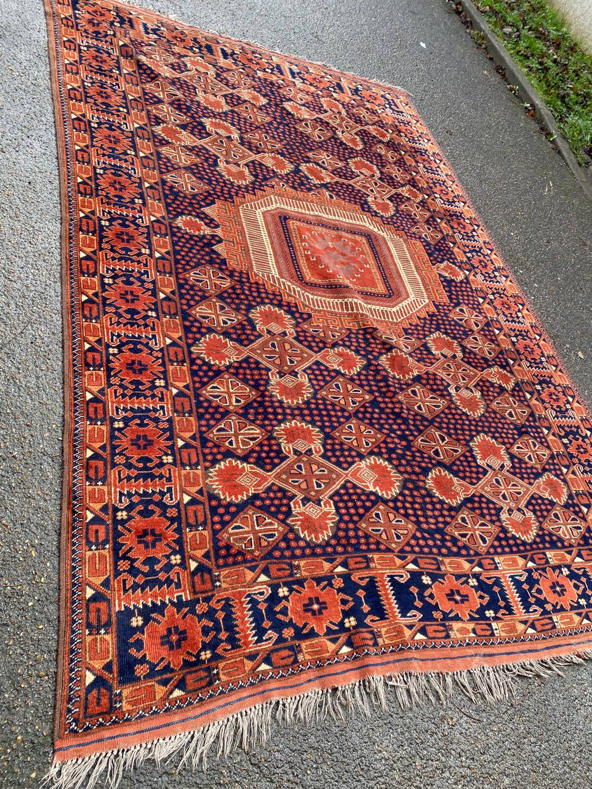Turkmen Persian carpet 200x300cm