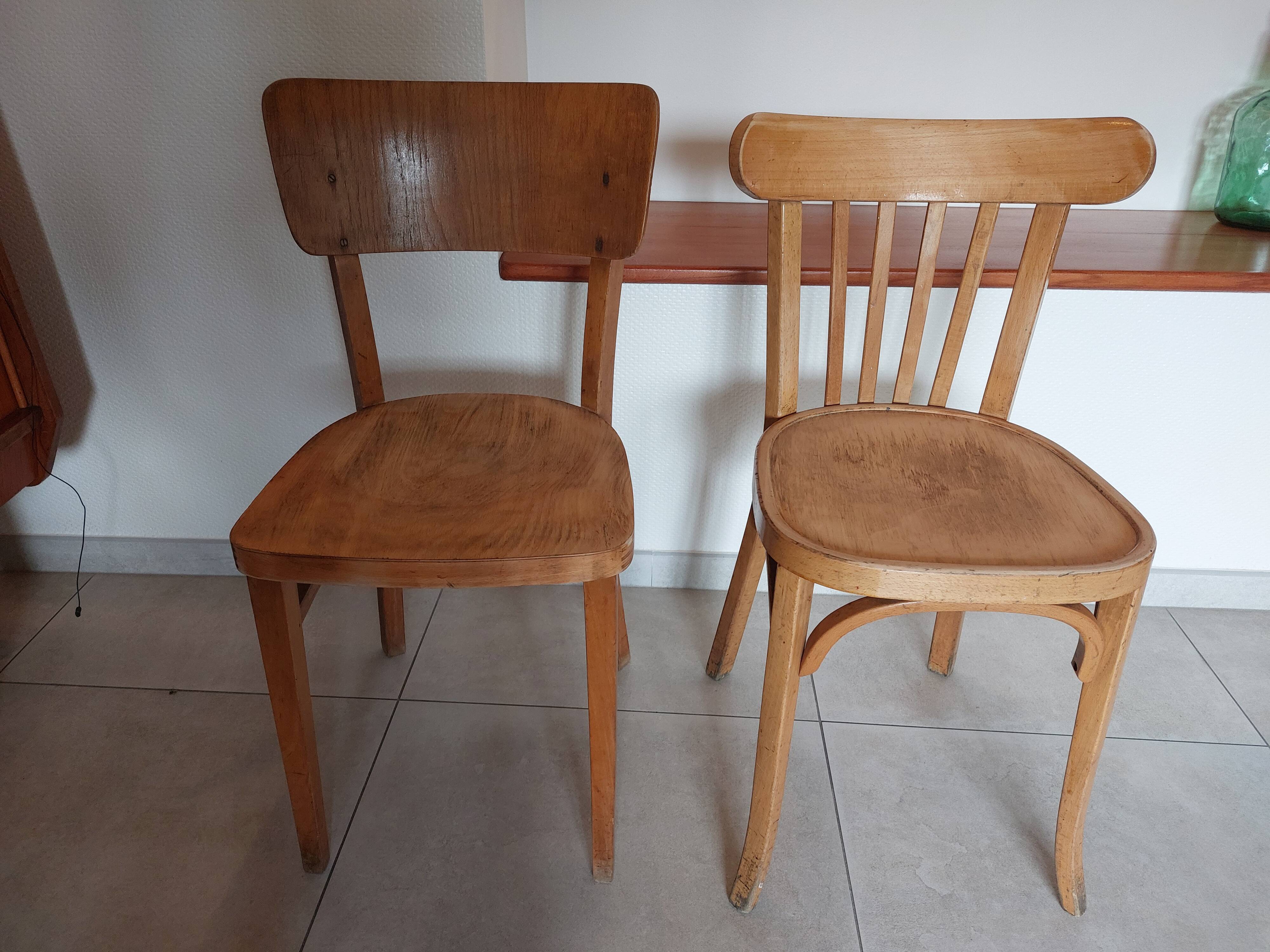 2 bistro chairs, Thonet brand