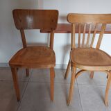 2 bistro chairs, Thonet brand