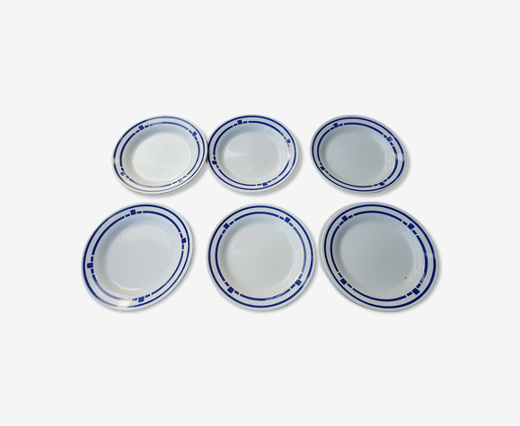 6 assiettes vintage Oxford Brazil