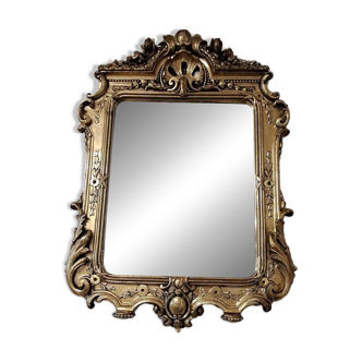 19th century mirror 85 x 62