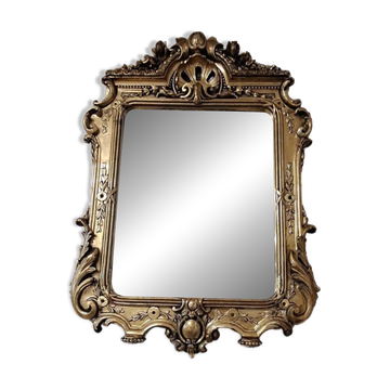 19th century mirror 85 x 62