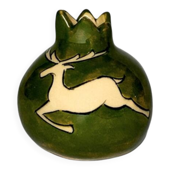 Mini green ceramic vase from Iznik Christmas