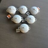 Set of 6 Mini Ceramic Pots