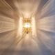 Mid-Century Glass Wall Light from Limburg, Germany, 1960s