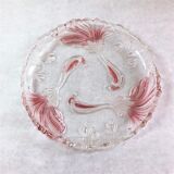 Cake dish serving pie peacock décor