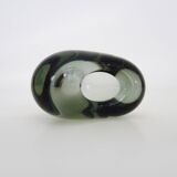 Heart-shaped vase Per Lütken for Holmegaard. Signed and dated 1902