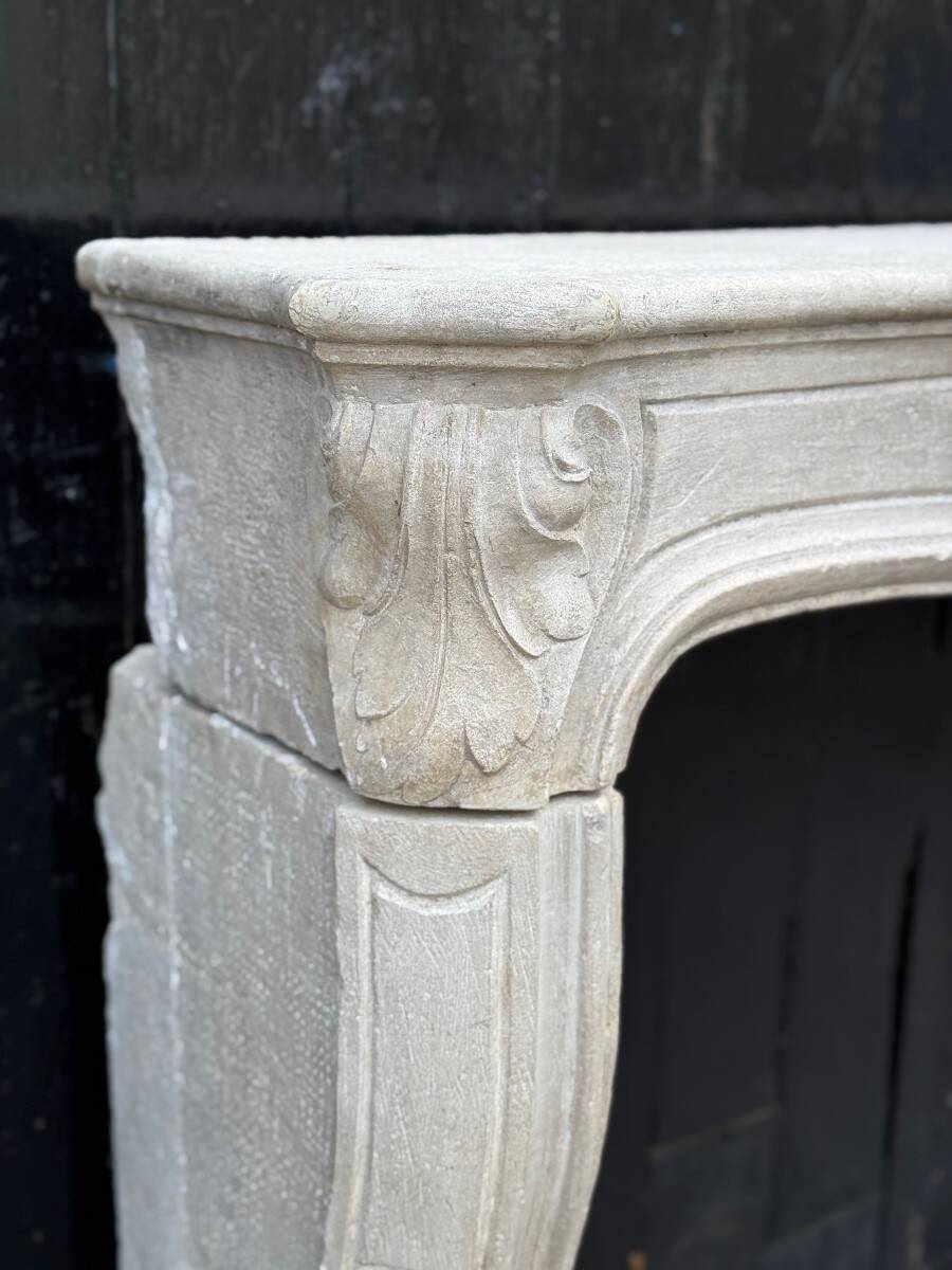 Regency style fireplace in loamy stone circa 1880