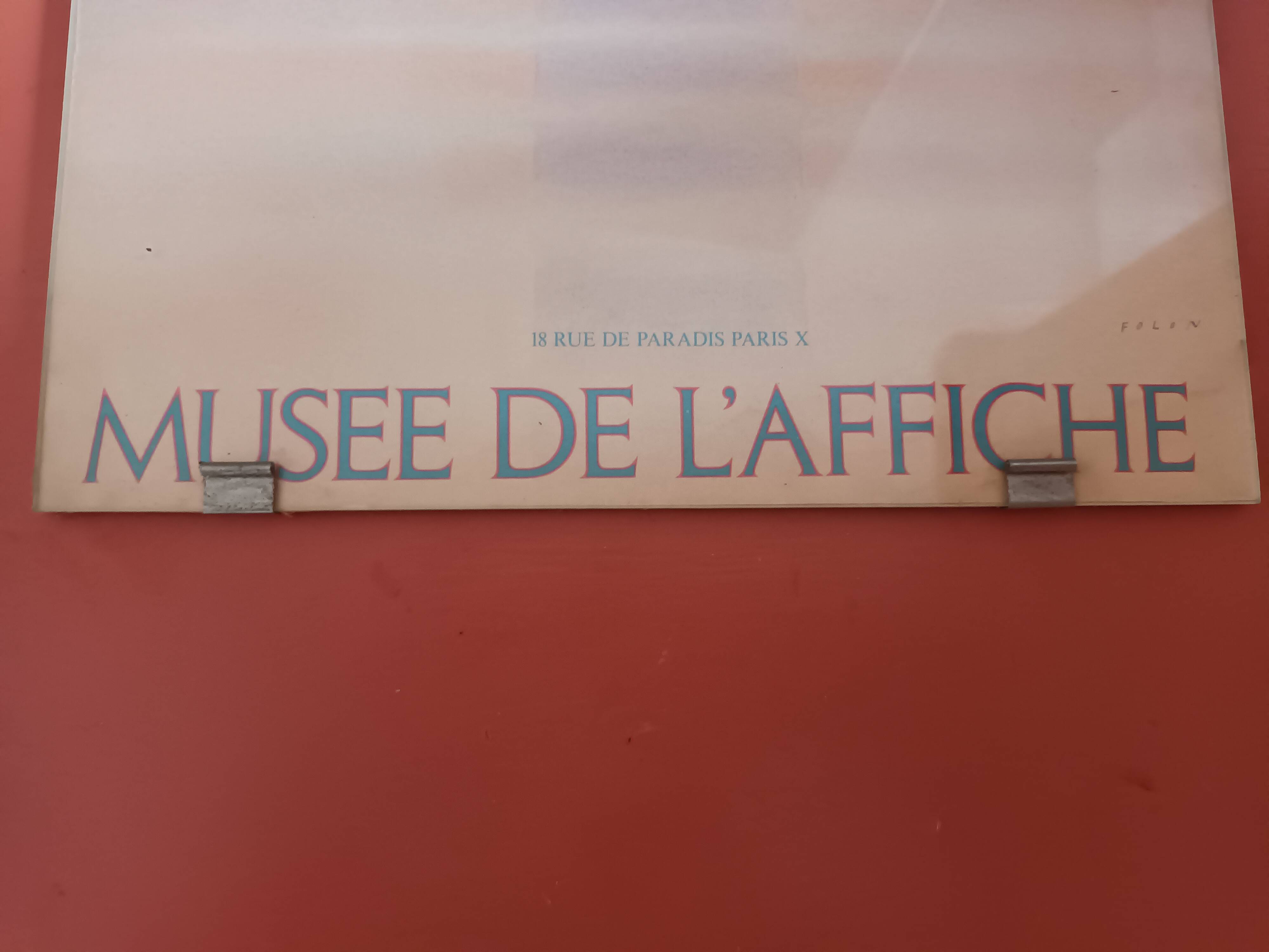 Affiche Folon paquebot