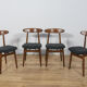 Chaises de salle à manger Mid-Century Modèle 5912 de l'usine de meubles Zamojska, années 1960, ensemble de 4