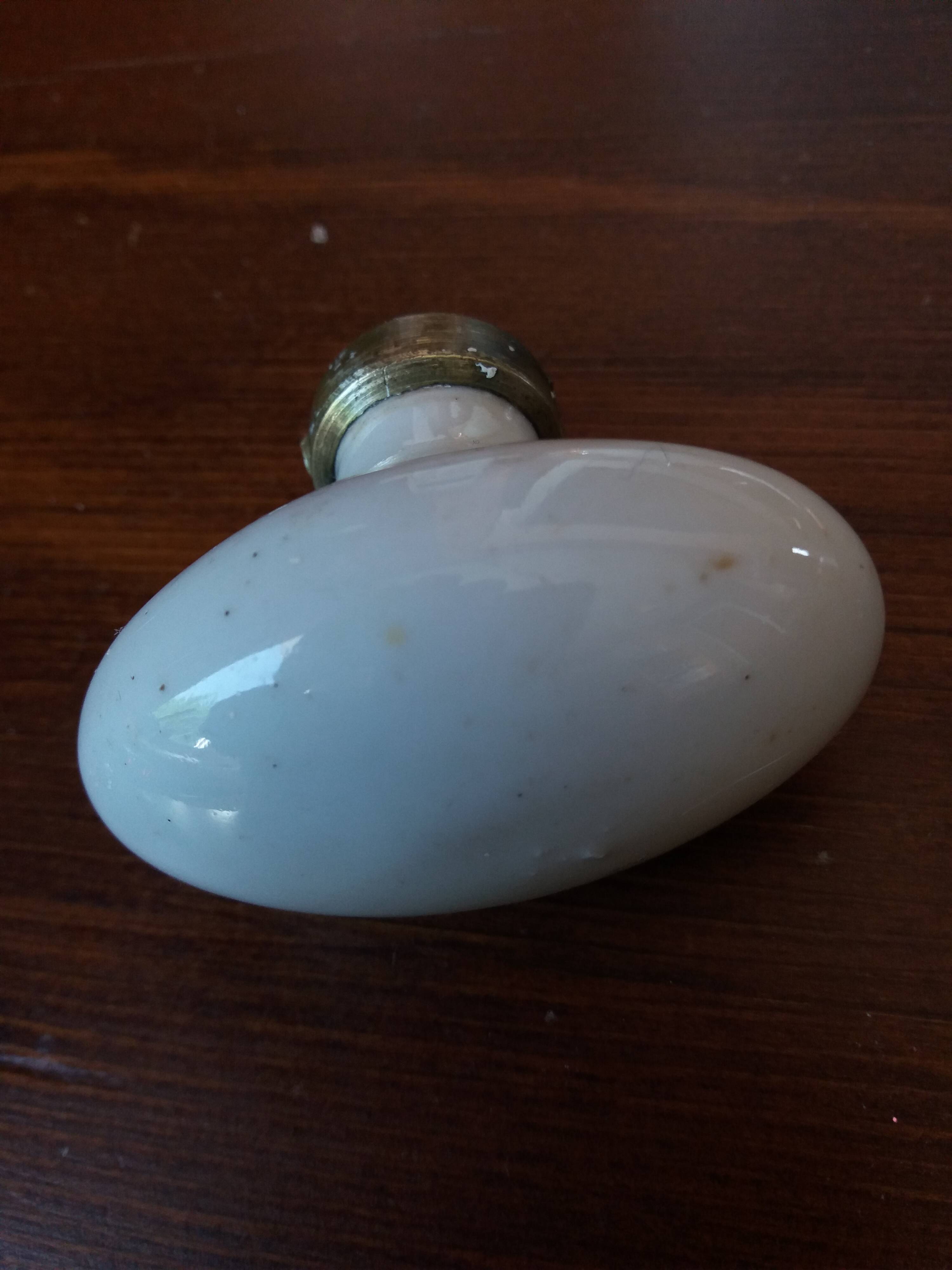 Porcelain door knob handles